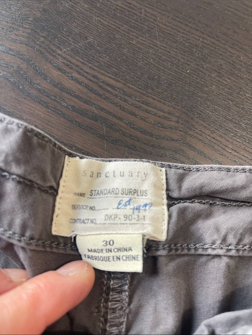 Sanctuary Women's Cargo Shorts in Gray
